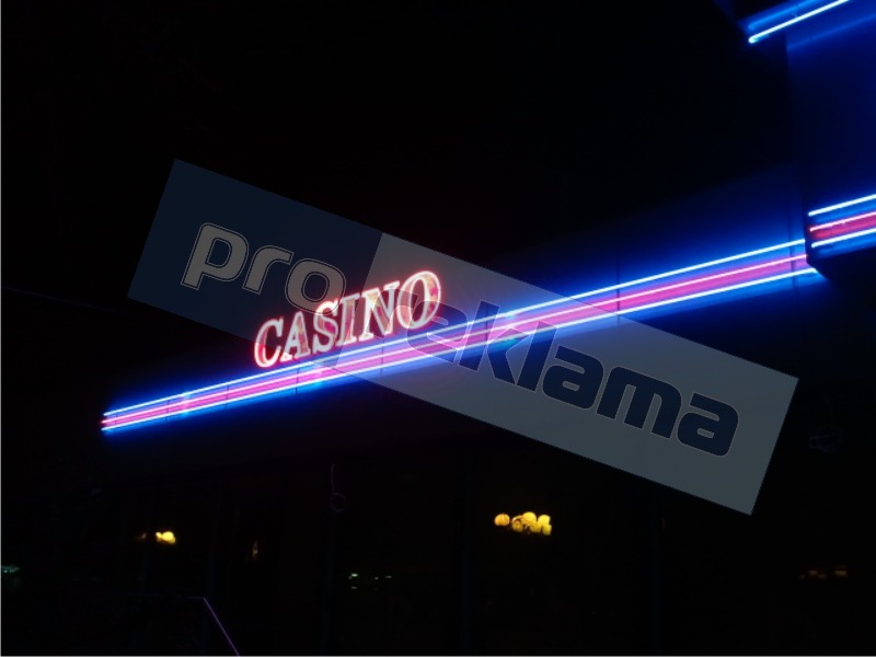 Неон, неонова реклама, св..